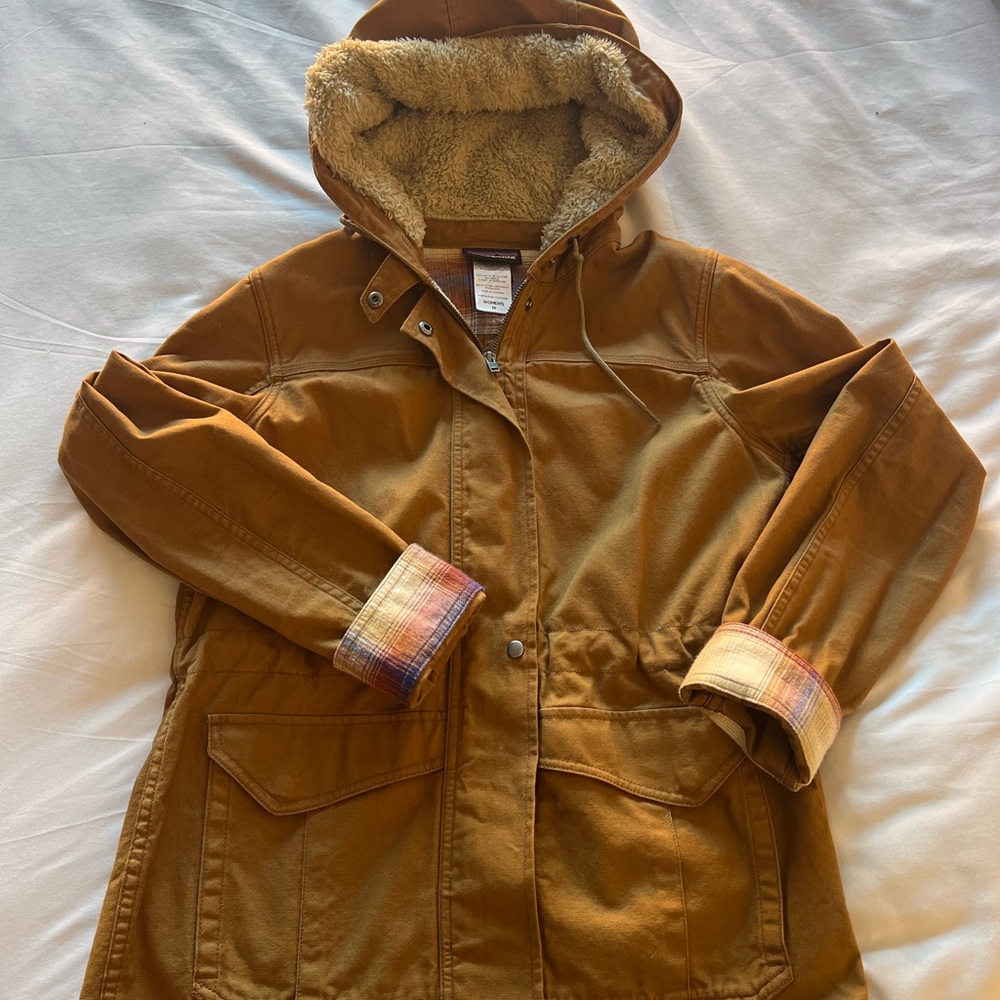 Patagonia Brown Jacket with Plaid Lining
